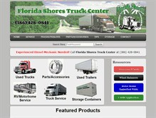 Tablet Screenshot of floridashorestruckcenter.com